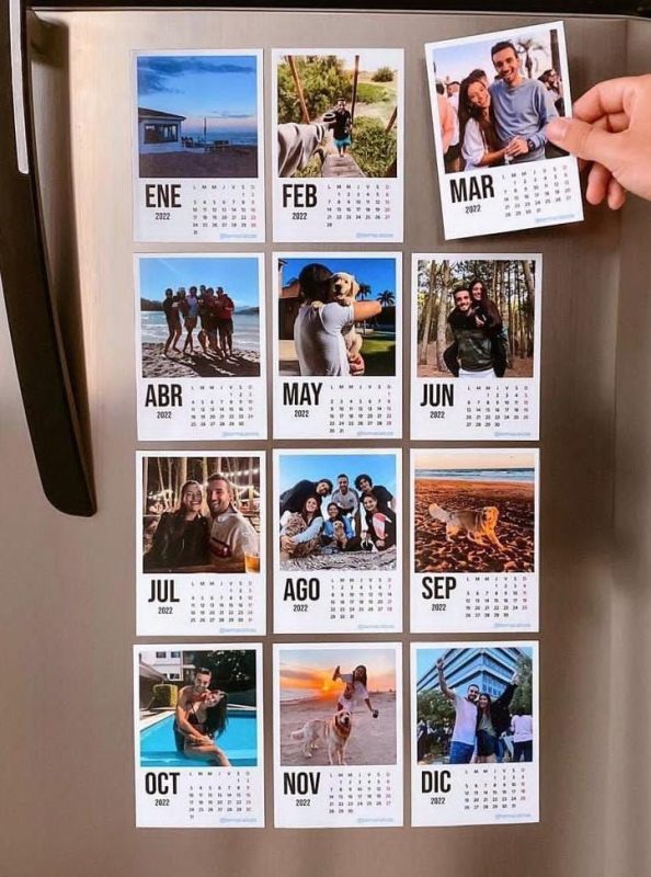 1. Calendário Personalizado com Fotos